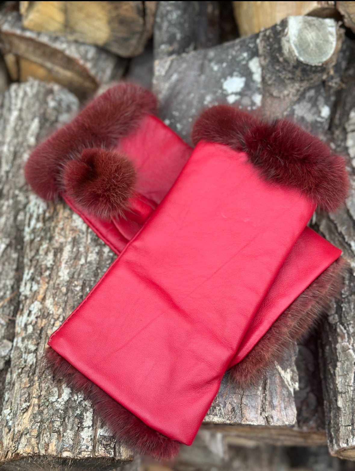 Fur & Leather Gloves