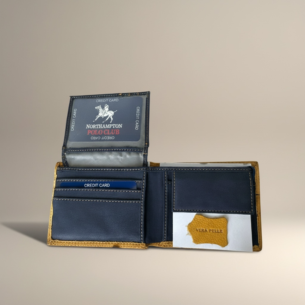Tan Smooth Leather Bifold Wallet