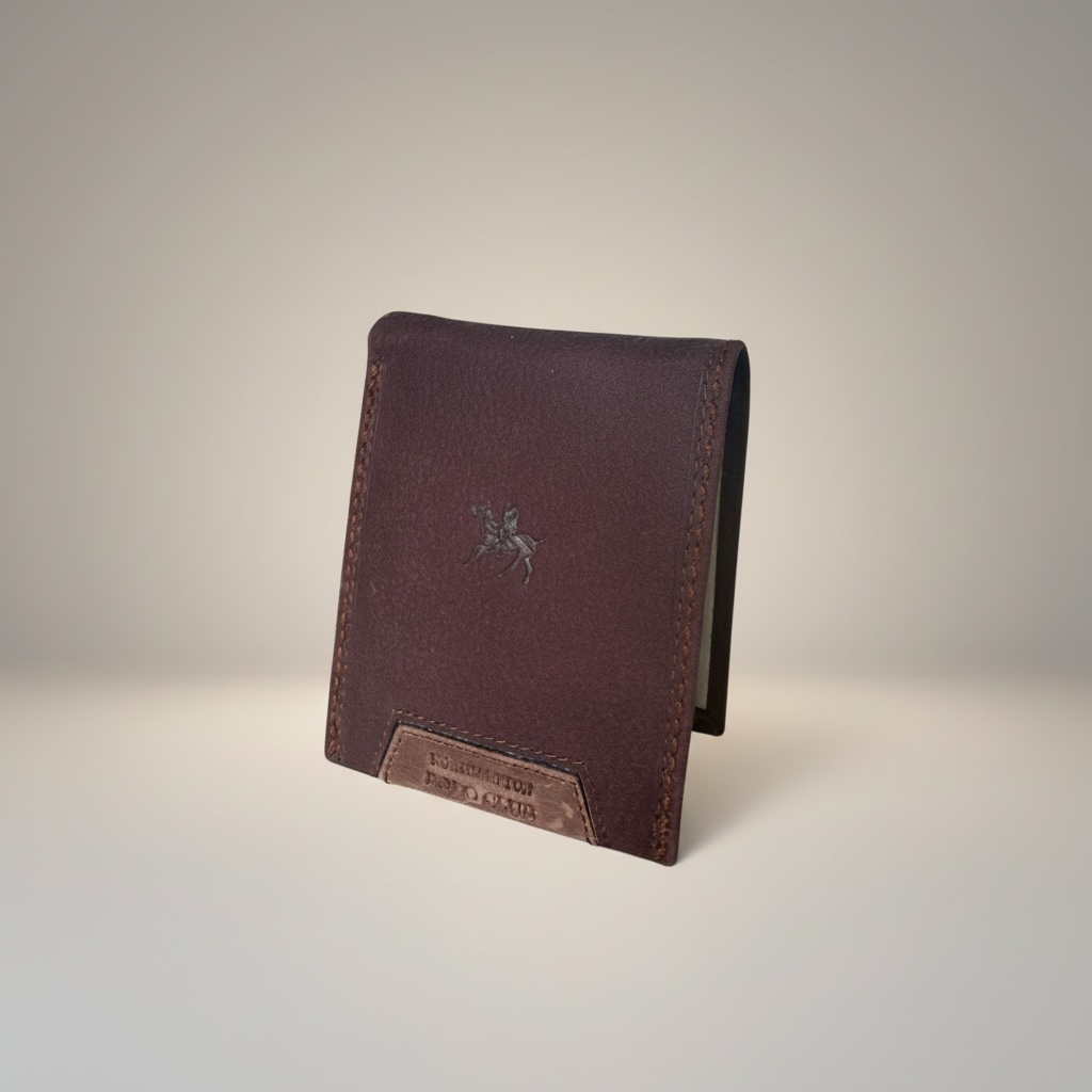 Brown Suede Multi Card Wallet