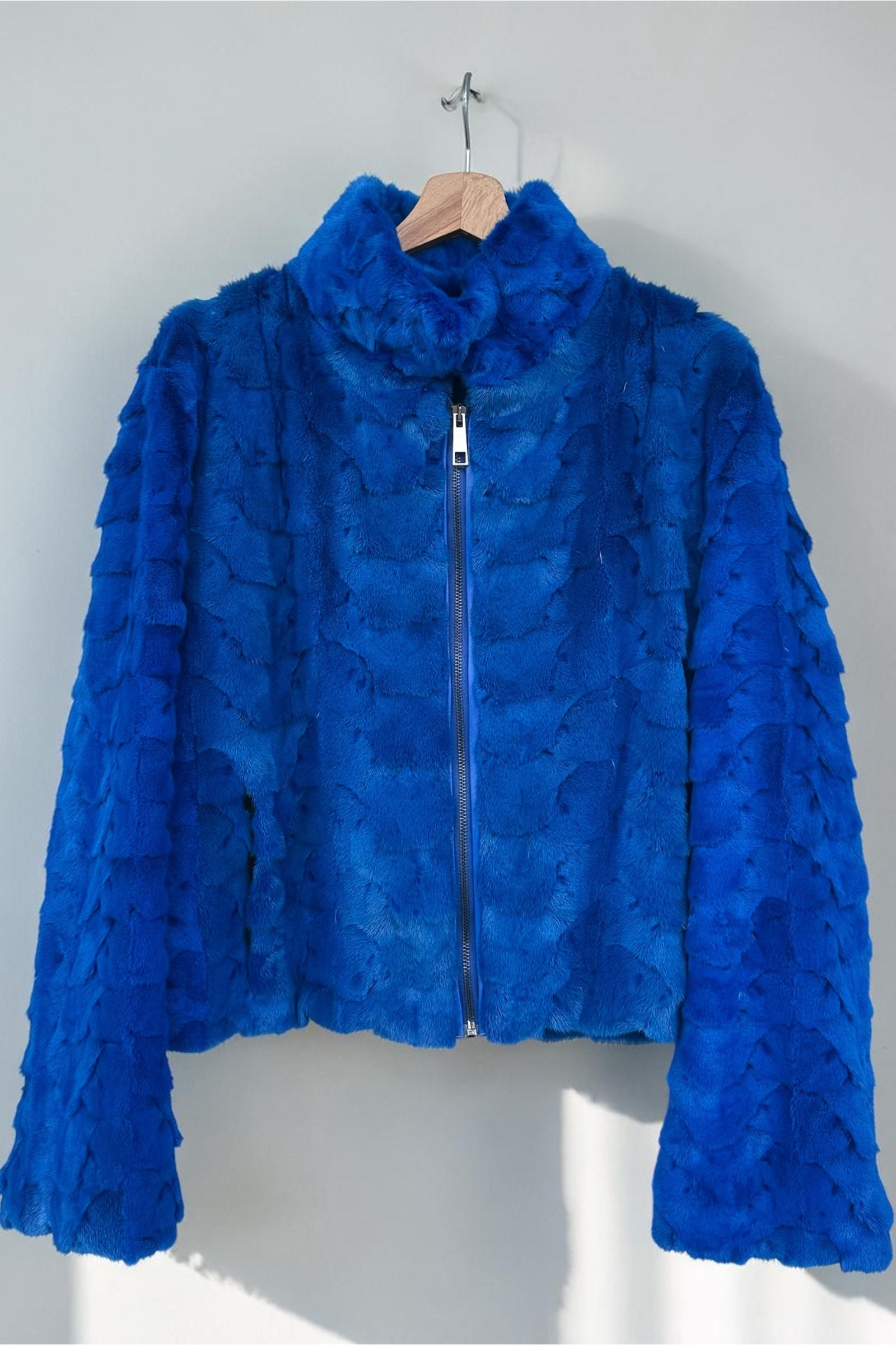 Blue Mink Pieces Short Jacket