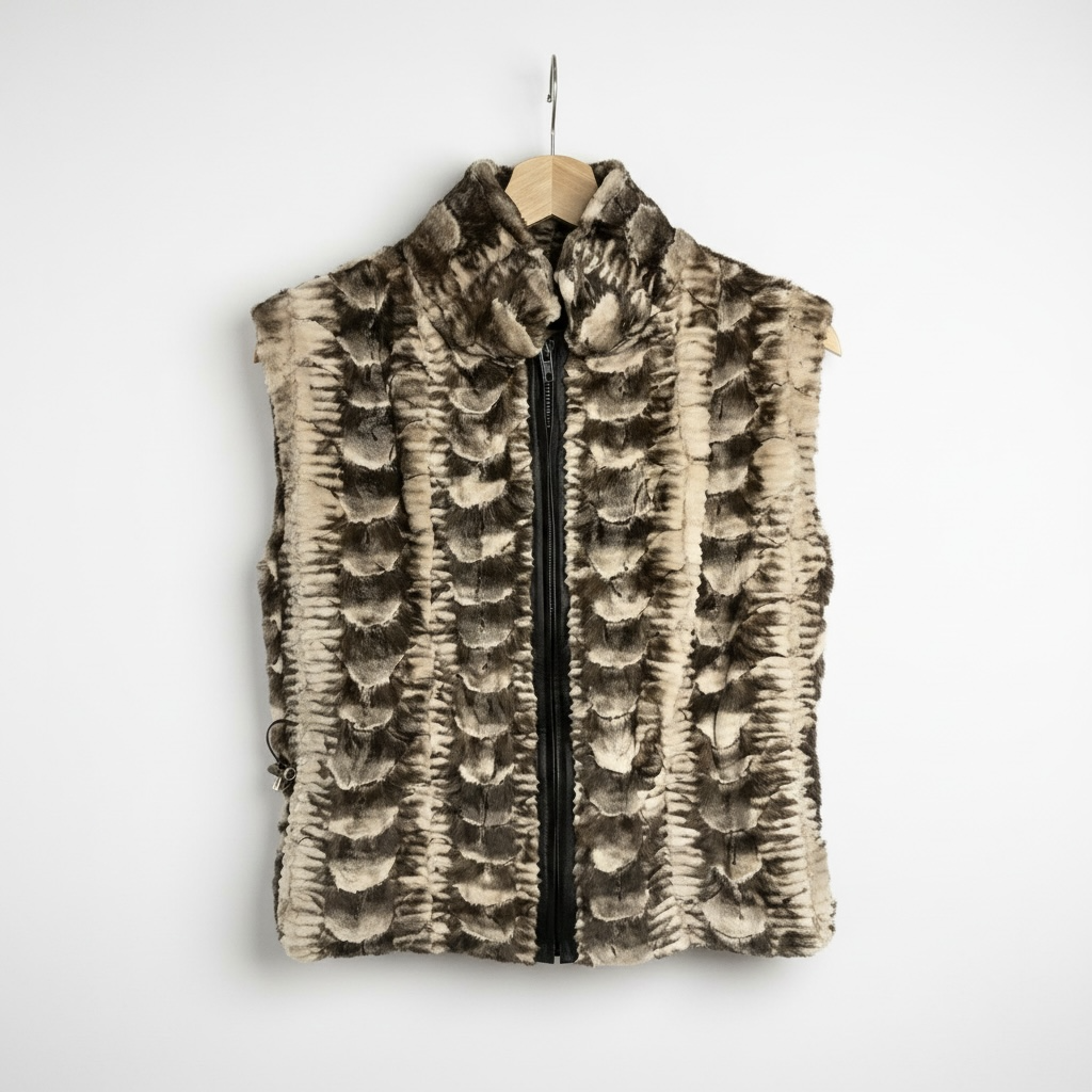 Brown Mink Fur Vest