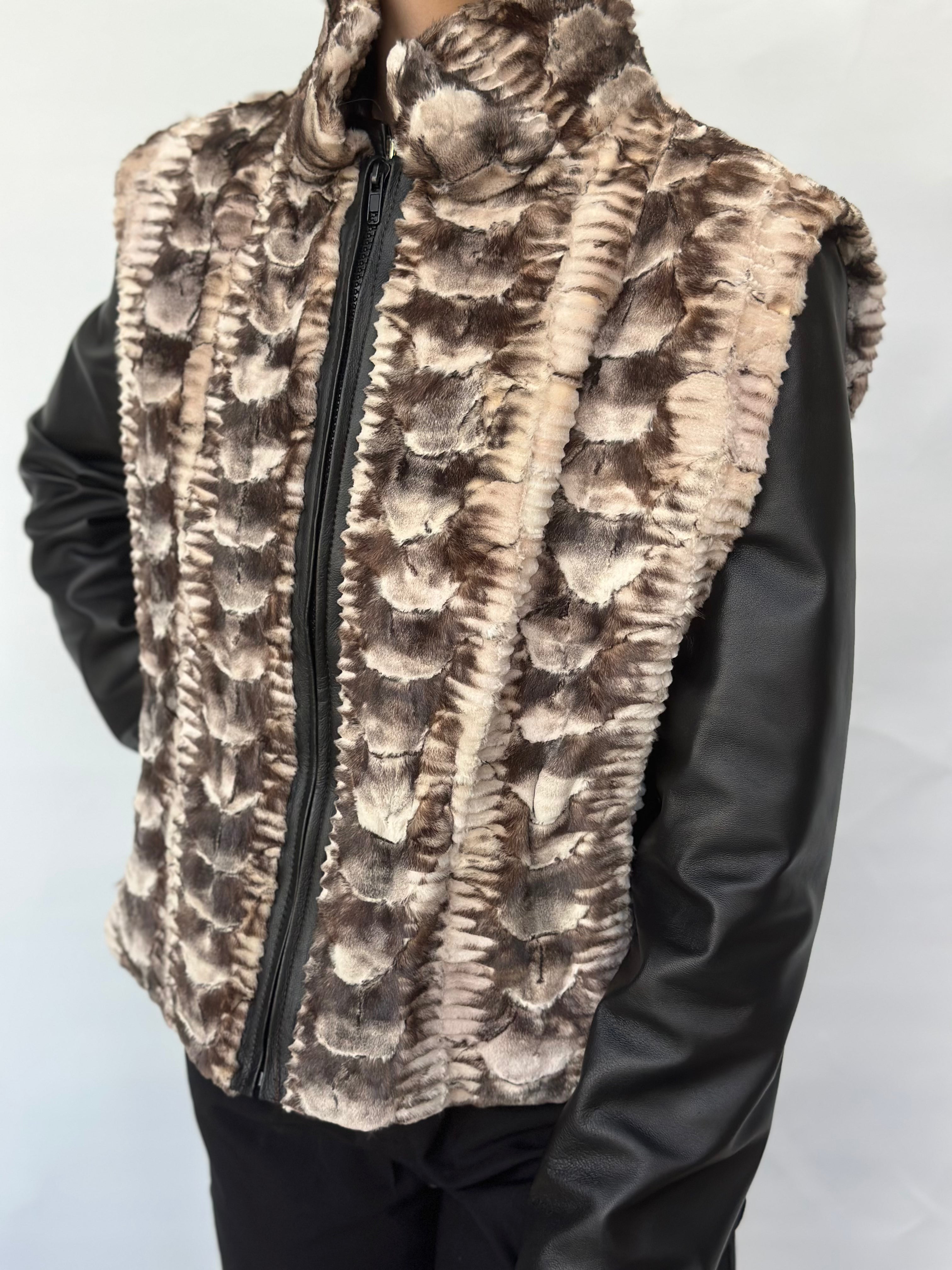 Brown Mink Fur Vest