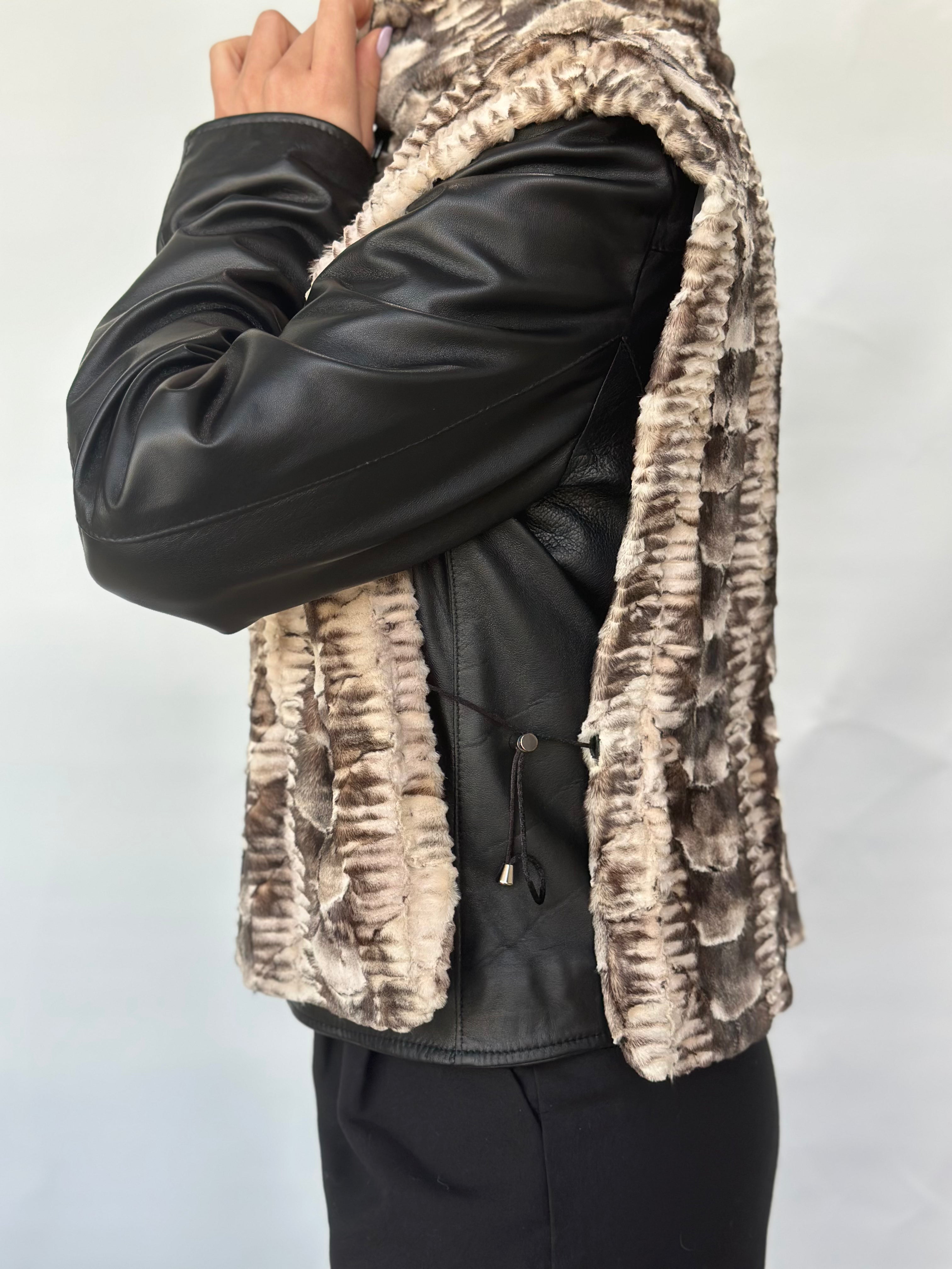 Brown Mink Fur Vest