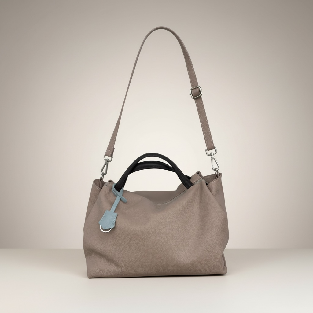 Tan Leather Shoulder Bag