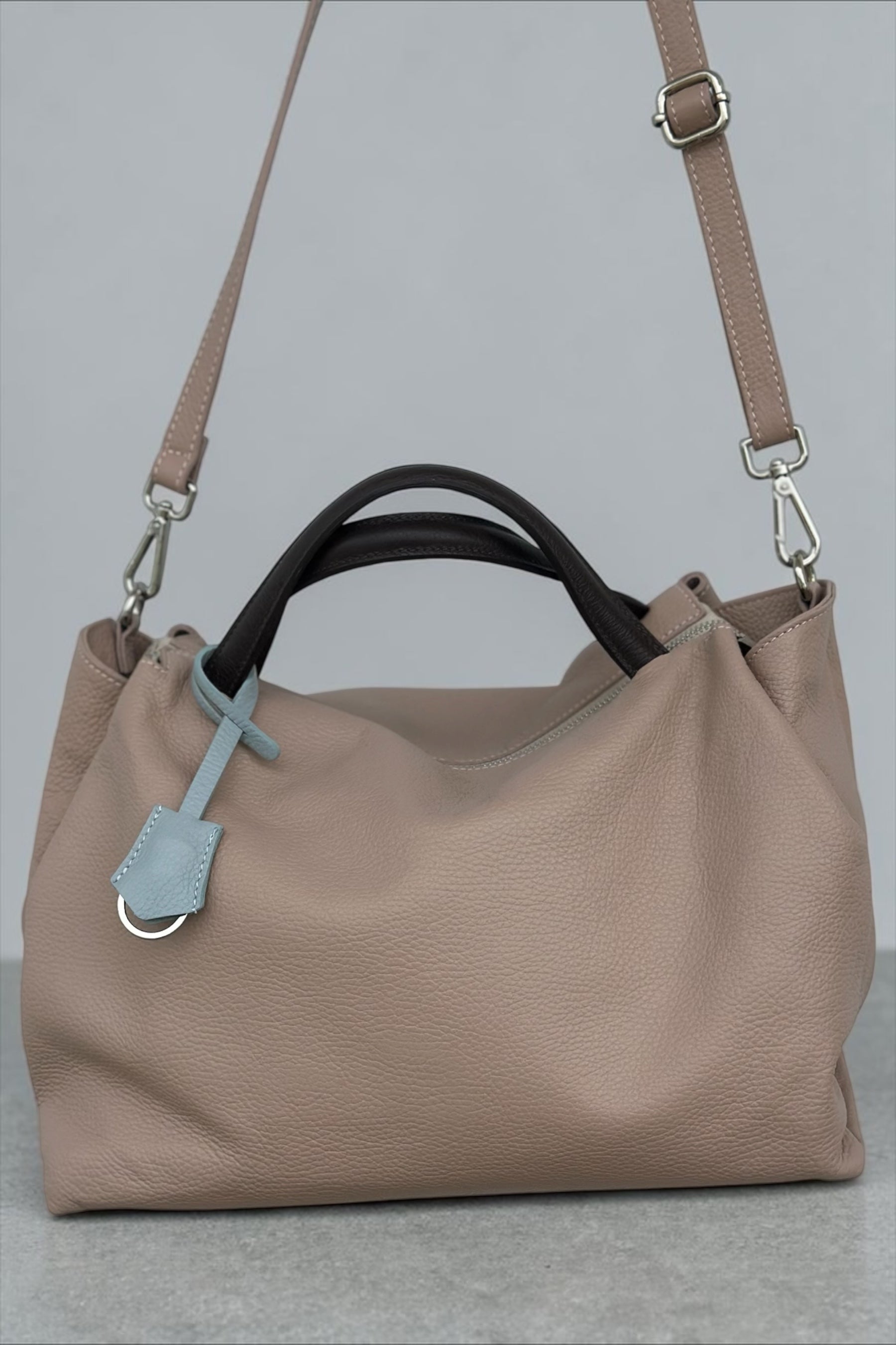 Tan Leather Shoulder Bag